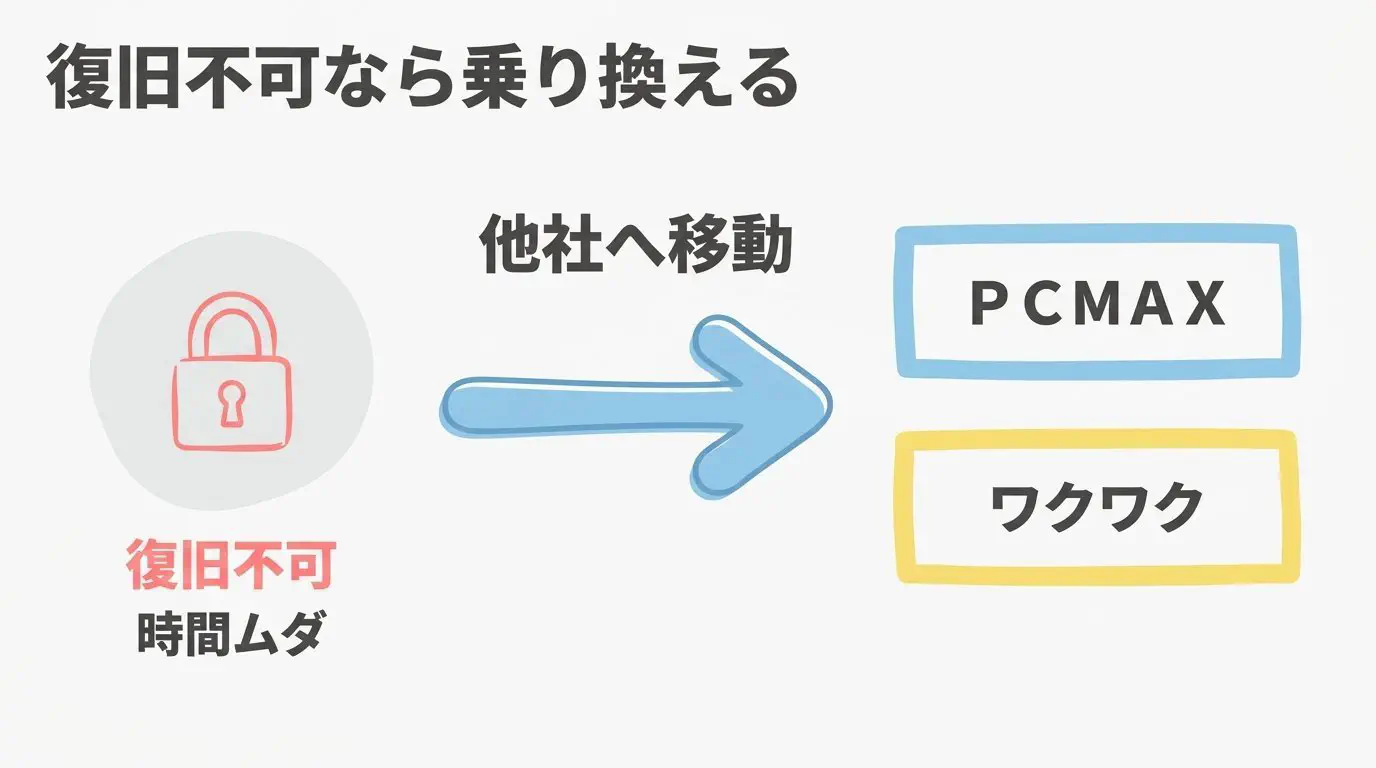 【戦略】強制退会時の判別基準と他社アプリへの乗り換えフロー