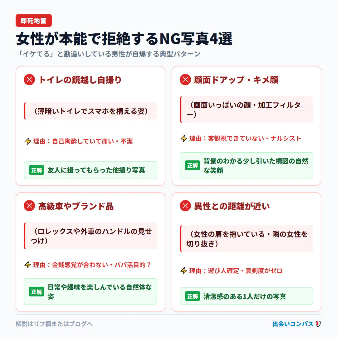 即ナシ判定される地雷写真ワースト3
