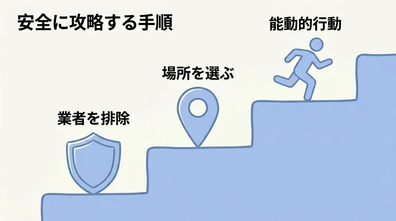 Jメールで会えない男性必見！業者を避けて素人と出会う安全攻略法