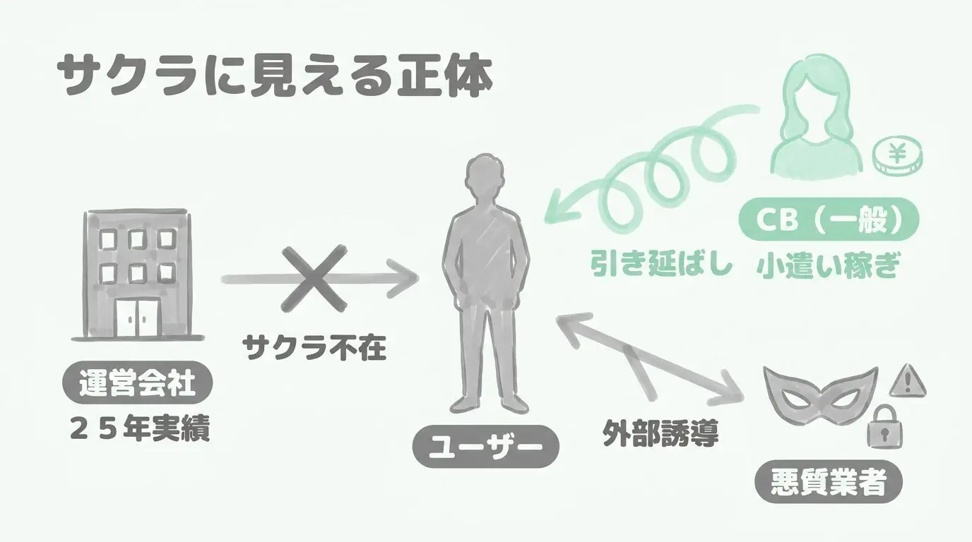 キャッシュバッカー（CB）の仕組みとサクラ・業者の違い