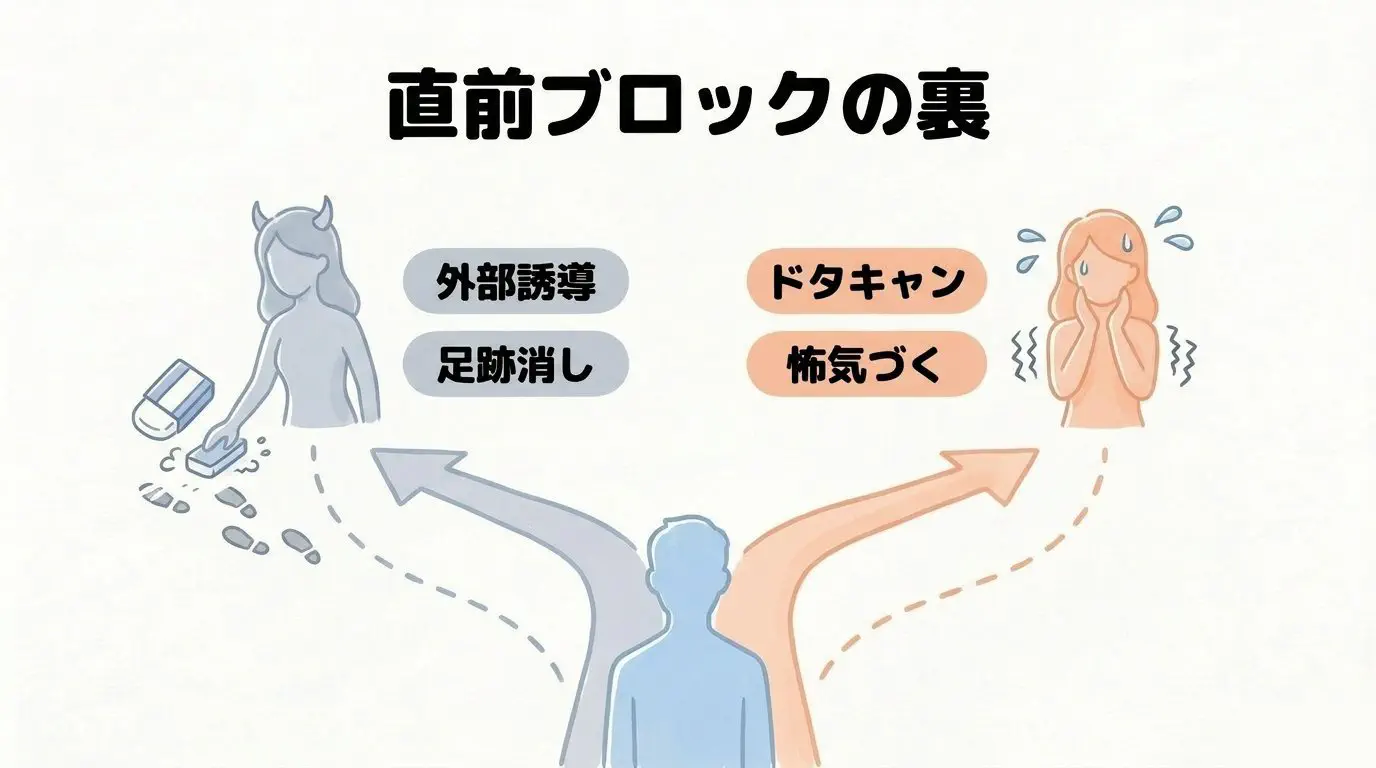 【図解】LINE交換直後や会う直前に潜むドタキャン・業者の手口