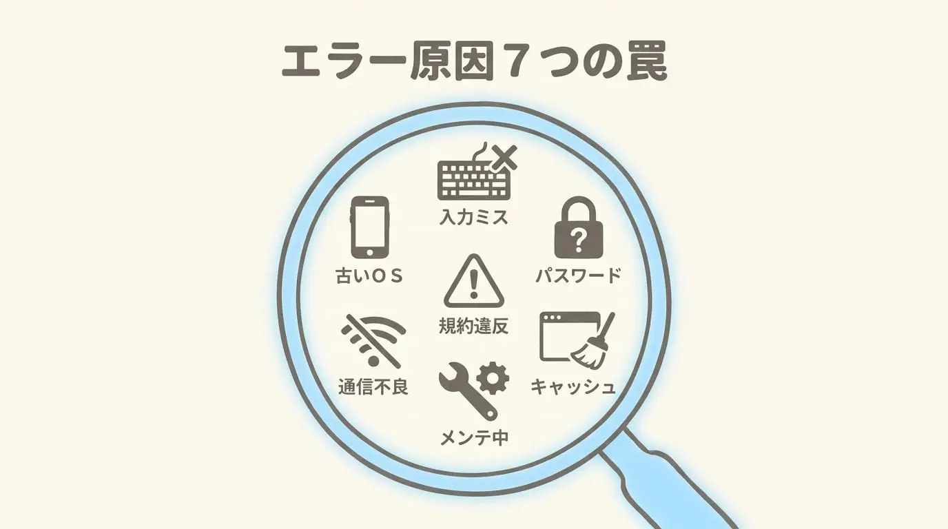 PCMAXにログインできない7大原因と即効チェックリスト