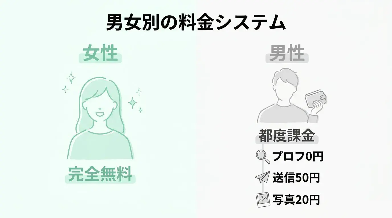 ワクワクメールの基本料金レートと主要機能の消費ポイント一覧