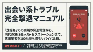 出会い系の悪徳業者から電話が来た実録！2万円払ってカモ認定された過去と交番直行で学んだ架空請求・現代SNS詐欺の撃退法